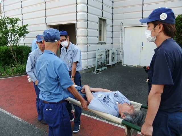 避難訓練の画像